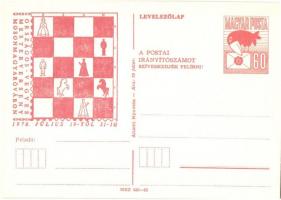 42 db MODERN sakk motívumlap, nemzetközi sakkszövetségek és sakkversenyek / 42 MODERN chess motive c...