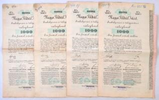 Budapest 1890. "Magyar Földhitel Intézet szabályozási és talajjavítási" 4%-os záloglevél 1...