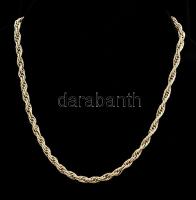 Ezüst(Ag) walles nyaklánc, jelzett, h: 45 cm, nettó: 25,1 g