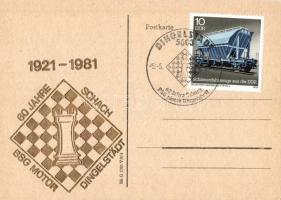 29 db MODERN sakk motívumlap, sakk-klubok és sakkegyesületek képeslapokon / 29 MODERN chess motive c...