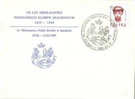 29 db MODERN sakk motívumlap, sakk-klubok és sakkegyesületek képeslapokon / 29 MODERN chess motive c...