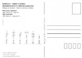 8 db MODERN sakk képeslap, sakkgépek, számítógépes sakk, közte egy reklámlappal / 8 MODERN chess pos...
