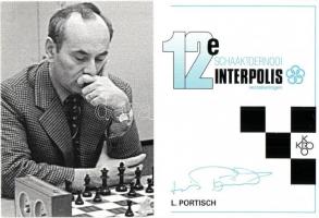 9 db MODERN sakk képeslap a 12. Interpolis versenyről / 9 MODERN chess postcards from the 12th Inter...