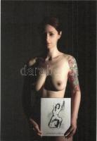 7 db MODERN erotikus sakk képeslap / 7 MODERN erotic chess postcards