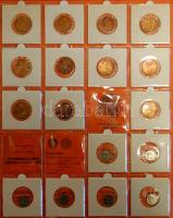 Hollandia "Julianna" gyűjtemény 1948-80. 1c (33 klf), 5c (32 klf), 10c (30 klf), 25c (29 k...