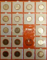 Hollandia "Julianna" gyűjtemény 1948-80. 1c (33 klf), 5c (32 klf), 10c (30 klf), 25c (29 k...