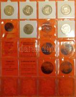 Hollandia "Julianna" gyűjtemény 1948-80. 1c (33 klf), 5c (32 klf), 10c (30 klf), 25c (29 k...