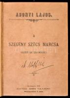Abonyi Lajos: A fonó krónikája I-III. kötet. (Egybekötve.) Beszélyek a magyar népéletből. I. kötet: ...
