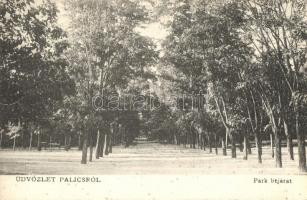 Palics, Palic; Park bejárata / entry to the park (EK)