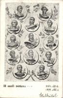 1899 okt. 6. 13. Aradi vértanú