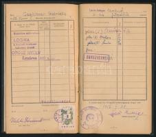 1955 Bp., A Lenin Intézet leckekönyve