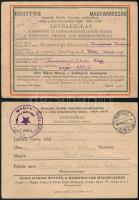 1947-1948 3 db hadifogoly levelezőlap
