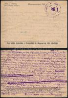 1947-1948 3 db hadifogoly levelezőlap