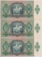 1936. 10P (3x) + 1941. 20P + 1943. 1000P T:III kis szakadás