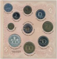 1998. 50f-200Ft (10xklf) forgalmi sor dísztokban + 1998. 100Ft alpakka "1848-1849. Szabadsághar...