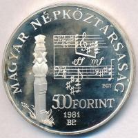 1981. 500Ft Ag "Bartók Béla" T:1(PP) kis patina
Adamo EM62