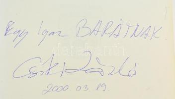 Csiki László: Visszaút. 1985-2000. Csíkszereda, 2000, Pallas-Akadémia. Kiadói papírkötésben. A szerz...