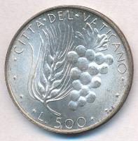 Vatikán 1971. 500L Ag "VI. Pál Pápa" T:1-
Vatican city 1971. 500 Lire Ag "Pope Paul ...