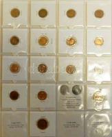 Hollandia "Julianna" gyűjtemény 1948-2001. 1c (33 klf), 5c (20 klf), 10c (16 klf), 25c (5 ...