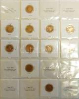 Hollandia "Julianna" gyűjtemény 1948-2001. 1c (33 klf), 5c (20 klf), 10c (16 klf), 25c (5 ...