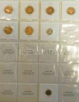 Hollandia "Julianna" gyűjtemény 1948-2001. 1c (33 klf), 5c (20 klf), 10c (16 klf), 25c (5 ...