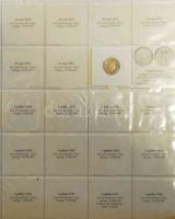 Hollandia "Julianna" gyűjtemény 1948-2001. 1c (33 klf), 5c (20 klf), 10c (16 klf), 25c (5 ...