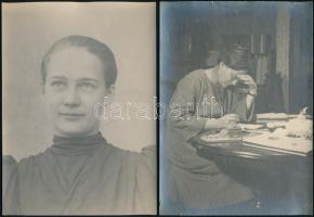 Kosáry Emmi (1889-1964) színésznőt ábrázoló fotók, 18x13 cm