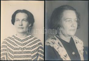 Kosáry Emmi (1889-1964) színésznőt ábrázoló fotók, 18x13 cm