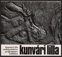 Kunvári Lilla (1897-1984)  szobrász és éremművész  katalógusa, 1978. Fényes Adolf terem, benne 12 Pe...