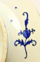 cca 1900 Herendi Cubash mintás talpas tányér, kézzel festett (koronás), jelzett, hibátlan, d: 20,5 c...