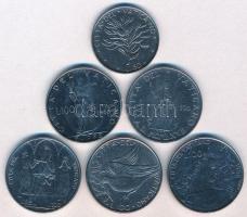 Vatikán ~1966-1971. 6db-os vegyes érem tétel T:1-
Vatican city ~1966-1971. 6pcs of coins C:AU