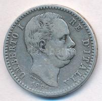 Olaszország 1881. 2L Ag "I. Umberto" T:2- Italy 1881. 2 Lire Ag "Umberto I" C:VF