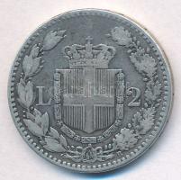 Olaszország 1881. 2L Ag "I. Umberto" T:2-
Italy 1881. 2 Lire Ag "Umberto I" C:V...