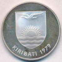 Kiribati 1979. 5D Ag "Függetlenség" T:1(PP) Kiribati 1979. 5 Dollars Ag "Independece" C:UNC(PP) Krause KM#8a