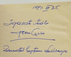 Horn Gyula: Cölöpök. Bp., 1991, Móra Ferenc Ifjúsági Könyvkiadó. Kiadói kartonált papírkötésben. A s...