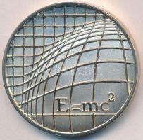 Csóka Zsuzsa (1962-) 1995. "Albert Einstein" jelzett Ag emlékérem (46,32g/0.640/42,5mm) T:...