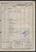 1941 Regensburg, Gemeinsamer Guterverkehr der Donauschiffarten által kiállított hajós számla