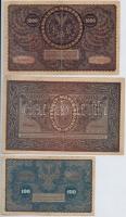 Lengyelország 1919. 100M + 1000M + 1920. 5000M T:III kis szakadás
Poland 1919. 100 Marek + 1000 Mar...