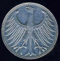 NSZK 1951J 5DM Ag T:2-/3