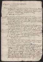 1624 Ung vármegye szolgabírája által jobbágy megszökése ügyében folytatott nyomozó eljárásról szóló ...