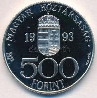 1993. 500Ft Ag "Integráció Az Európai Közösségbe" tanúsítvánnyal T:PP ujjlenyomat 
Adamo ...