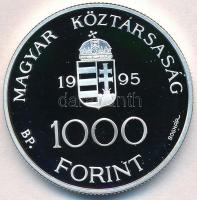 1995. 1000Ft Ag "Integráció az EU-ba-ECU"  tanúsítvánnyal T:PP