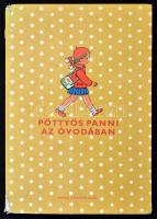 Szepes Mária: Pöttyös Panni az óvodában. Rajzolta F. Győrffy Anna. Bp., 1976, Móra. Harmadik kiadás. Kiadói kartonált papírkötés, sérült gerinccel, kijáró lapokkal.