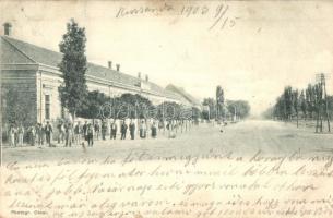 Melence, Melenci; Ruszanda-fürdő, utcakép / street view