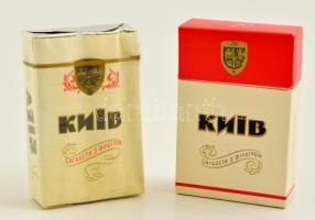 2 csomag Kijev cigaretta bontatlan csomagolásban (sérült fóliával ill. fólia nélkül)