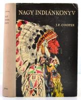 J.F. Cooper: Nagy indiánkönyv. Bp., 1965, Móra. Kiadói félvászon-kötés, kissé kopottas borítóval, az egyik sarka kissé sérült.