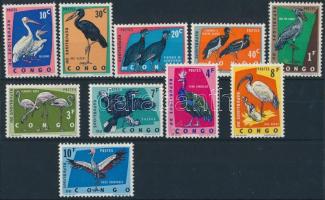 Madár 10 klf bélyeg, Bird 10 diff stamps