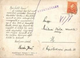 Heraklit építőanyag reklámlapja, vezérképviselő Cementpollák, Pollák Jenő / Hungarian architectural ...