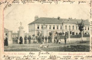 Marosvásárhely, Targu Mures; Cs. és kir. laktanya / military barracks (kissé ázott / slightly wet damage)