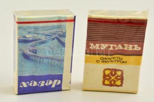2 csomag azeri cigaretta (Mughan, Khazar), bontatlan csomagolásban